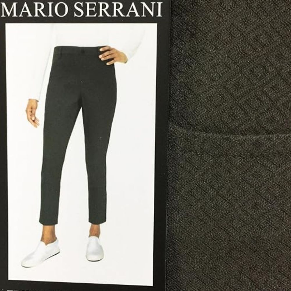 Mario Serrani Women's Dark Olive Cropped Pants - Picture 3 of 4